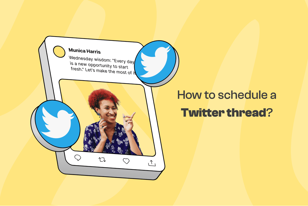 How to schedule a Twitter thread?