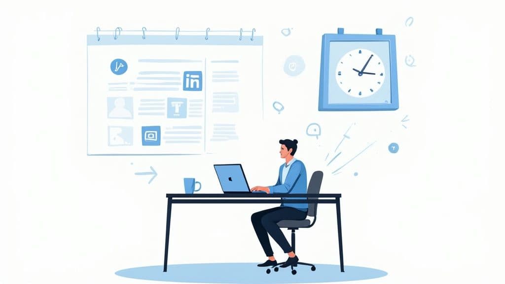 How to Schedule Posts on LinkedIn the Smart Way