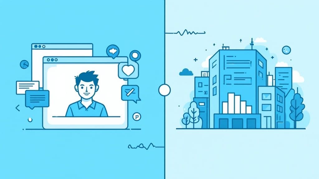 LinkedIn Company Page vs Personal Profile Explained