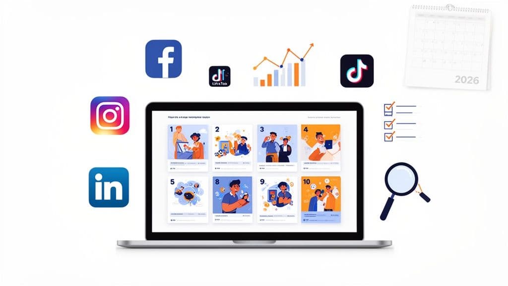 10 Actionable Social Media Strategy Examples to Drive Growth in 2026