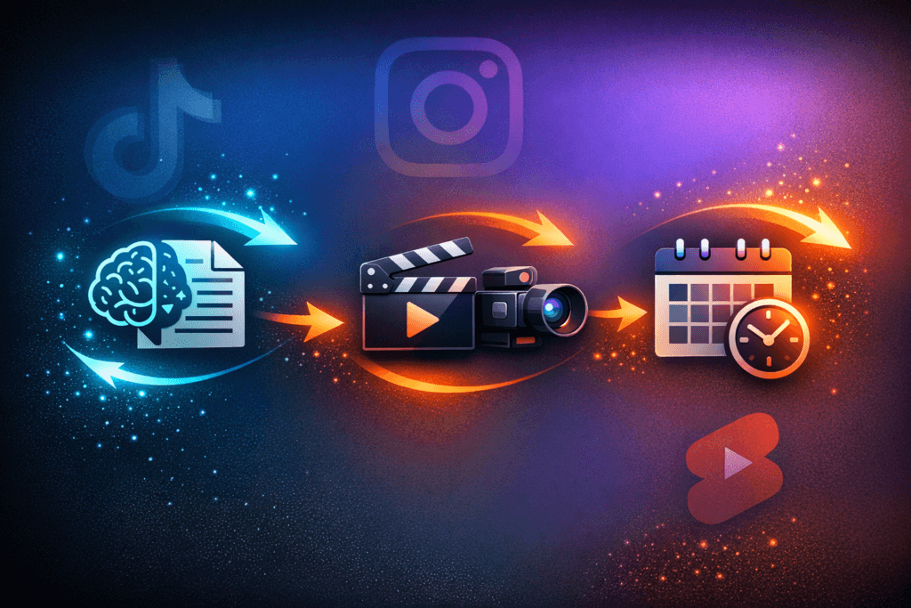 How to Automate TikTok, Instagram, and YouTube Short-Form Content with AI: A Complete Workflow