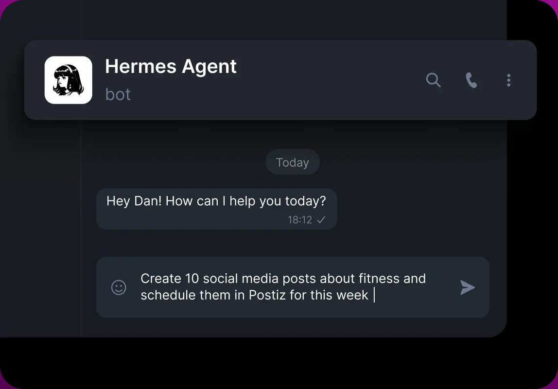Via Hermes / OpenClaw
