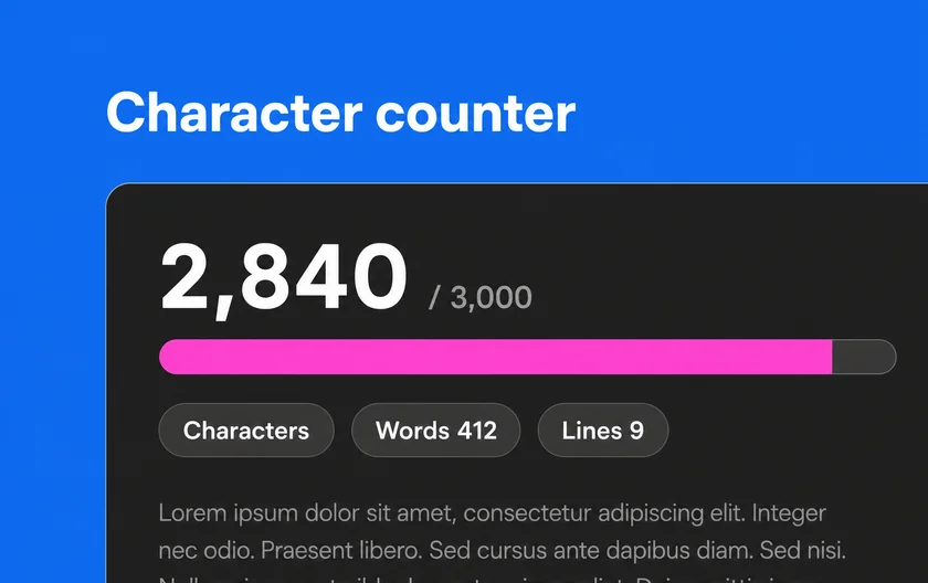 Linkedin Character Counter