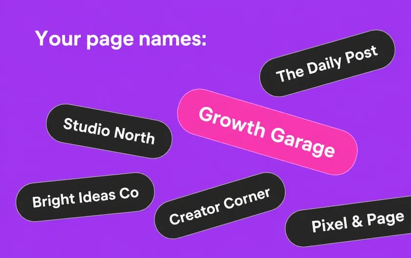 AI Page Name Generator