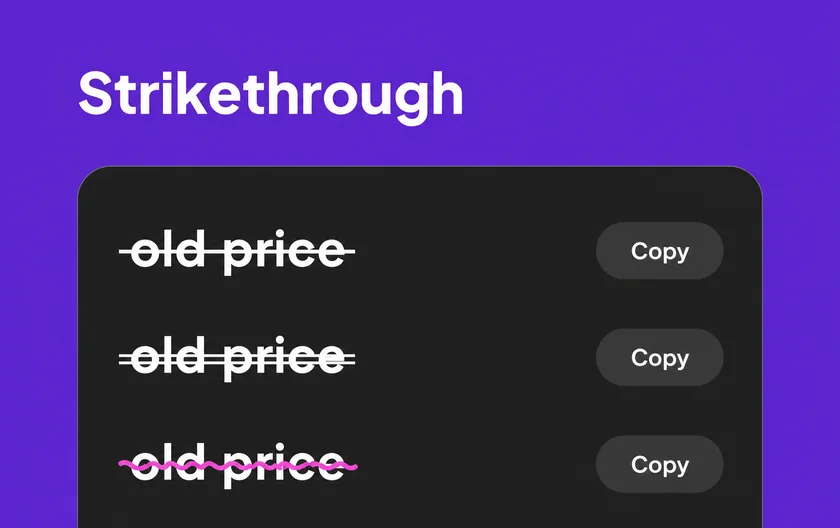 Strikethrough Text Generator