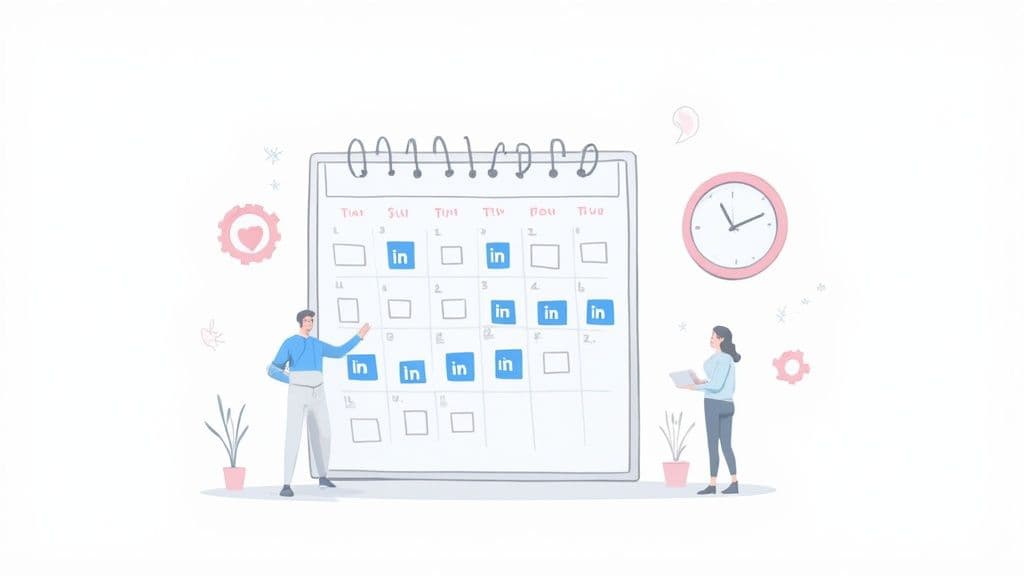 How to Schedule Posts on LinkedIn the Smart Way