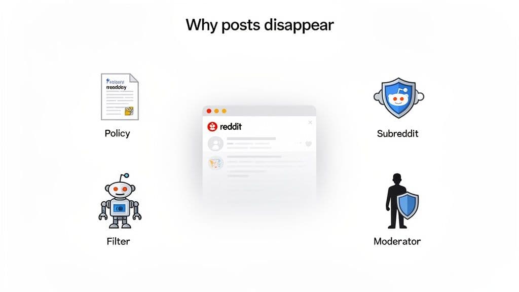 Learn why reddit removes posts (and how to prevent it)
